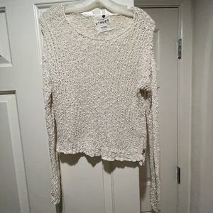 Cream sweater